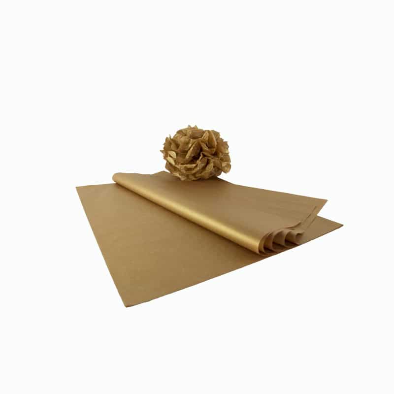Feuilles de papier de soie – 20 x 30 po, cuivre métallique S