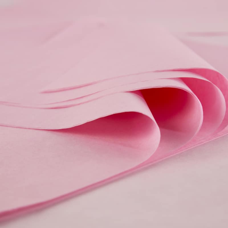 Feuille Papier de Soie - Qualité Premium - Rose Clair