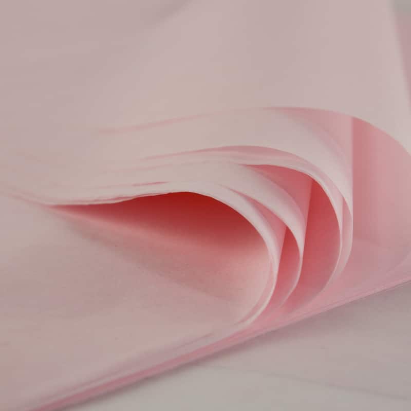 Papier de Soie Rose Pâle n°94 - Douceur et délicatesse pour un emballage  raffiné