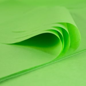 Papier de soie Vert d'eau x 8 feuilles 50 x 75 cm - Papier de soie uni -  Creavea