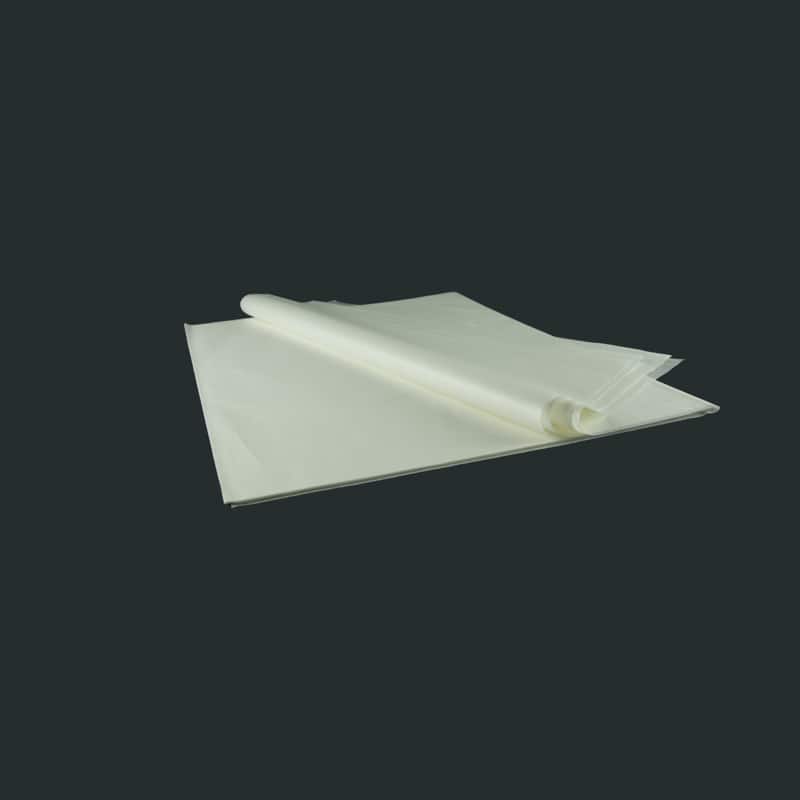 Papier de Soie - Blanc - Cœurs Dorés - 4F - Papier de soie