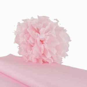 200 Feuilles De Papier De Soie - Rose Fonce Et Rose Pale pas cher