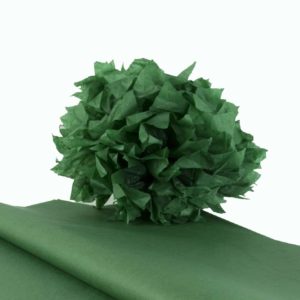 Papier de soie Vert d'eau x 8 feuilles 50 x 75 cm - Papier de soie uni -  Creavea